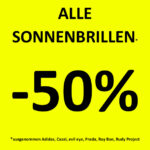 50% Sonnenbrillen