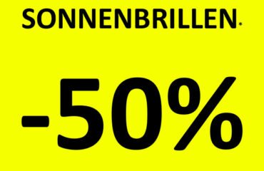 50% Sonnenbrillen