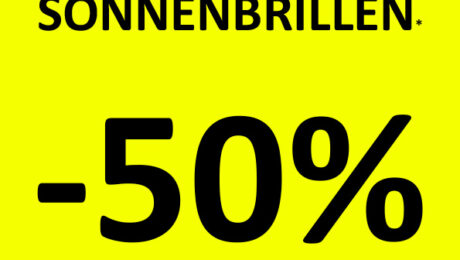 50% Sonnenbrillen